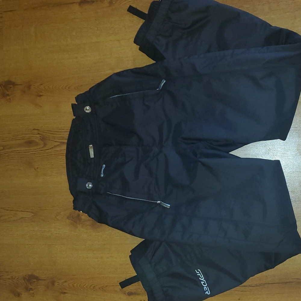 Spyder black snowpants ladies size 10